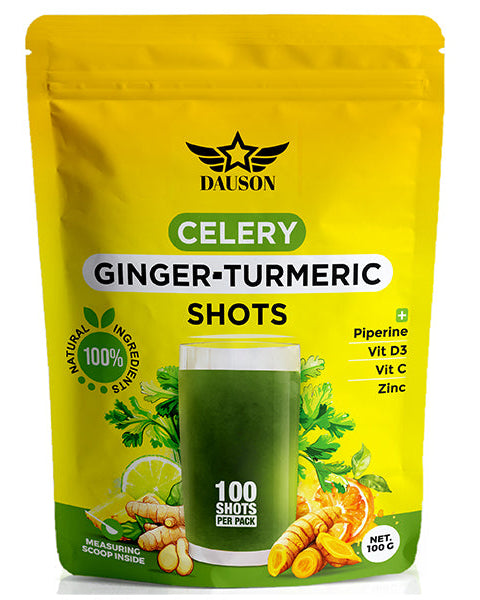 celery ginger turmeric shots