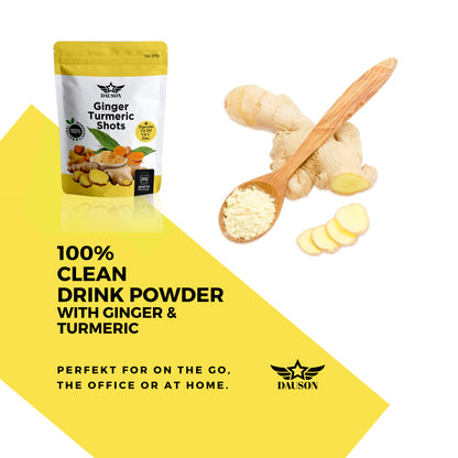 Ginger Turmeric Supplements – Boosted with Vitamin D3, Vitamin C, Pepper, Zinc & Orange | Joint, Gut, Heart, Brain & Skin Health Support