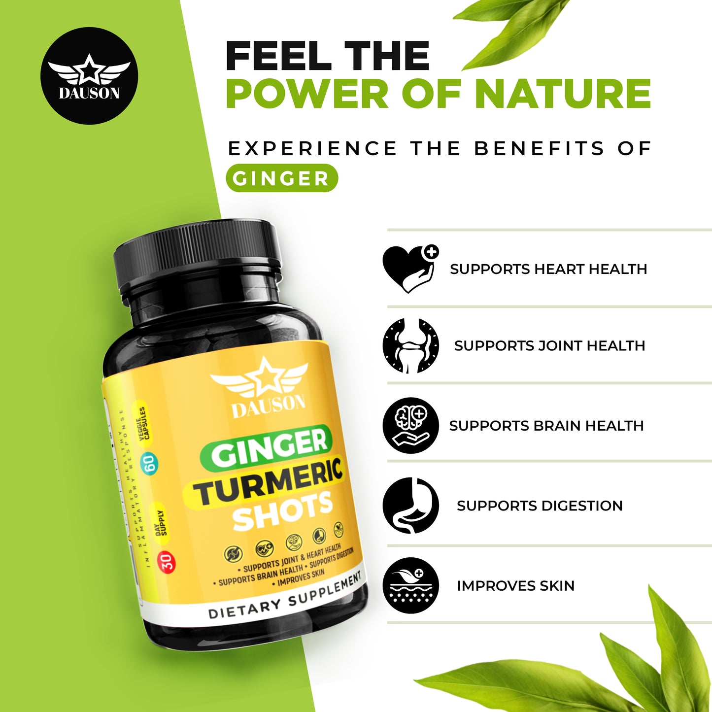 Ginger Turmeric Ayurvedic Supplements