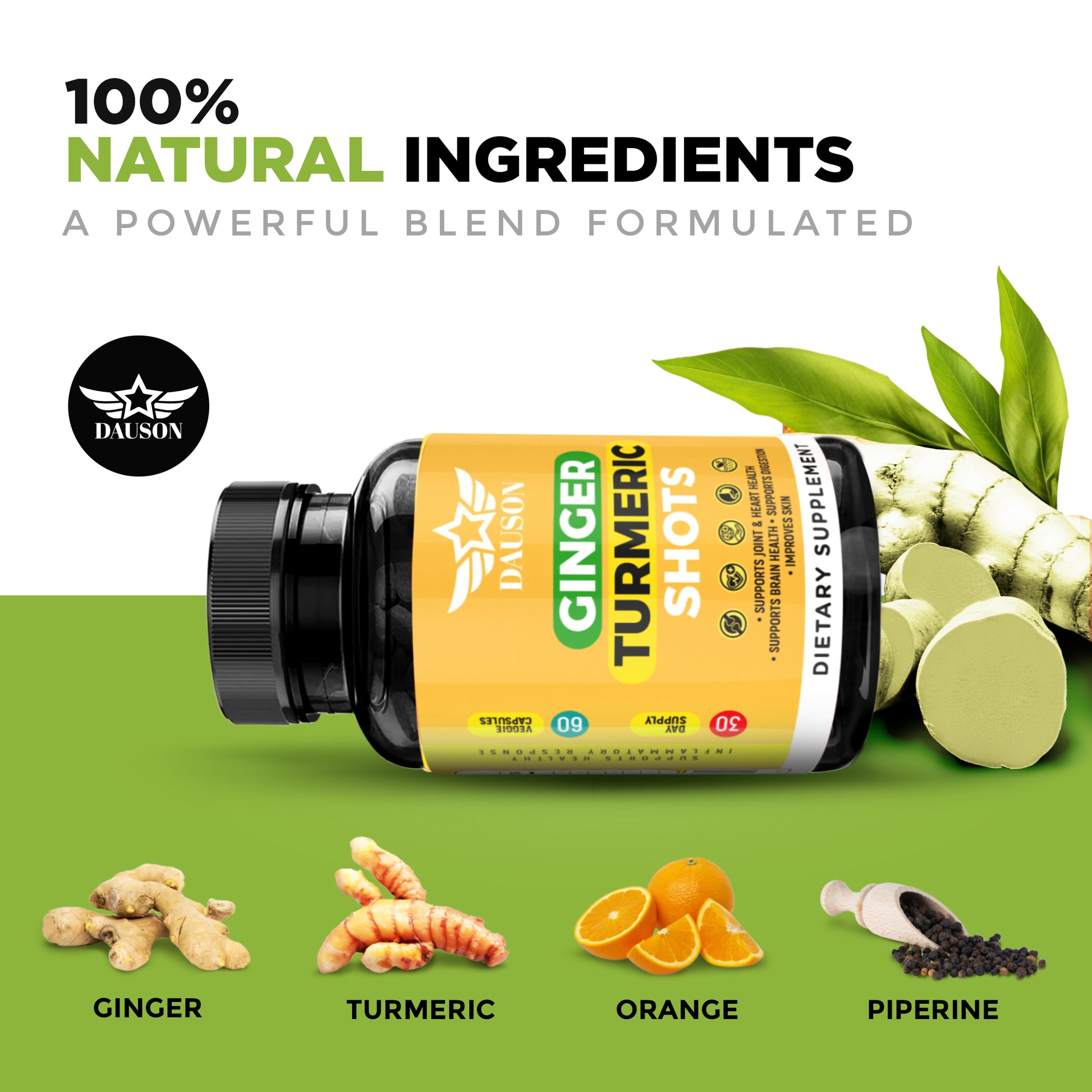 Turmeric Ginger Ayurvedic Supplements