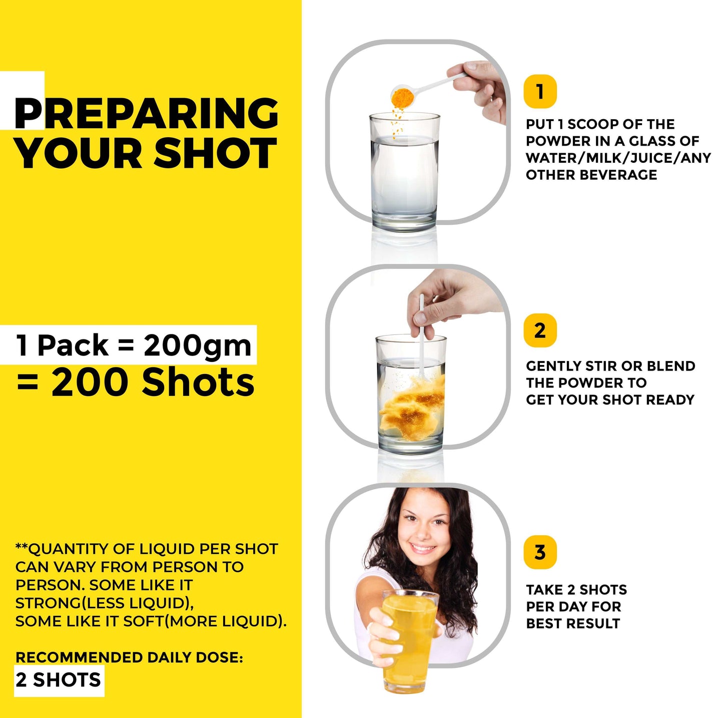 Piperine-enhanced Turmeric Ginger Shots – liquid formula with vitamins, zinc, and orange to support heart function, skin radiance, and gut-brain axis | 200 shots.