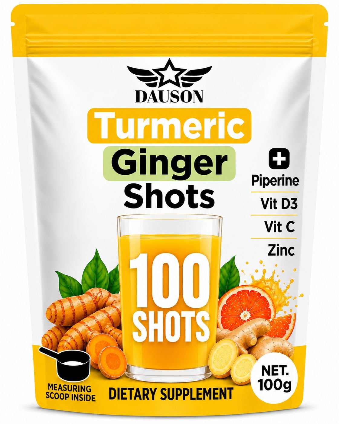 dauson turmeric ginger shots