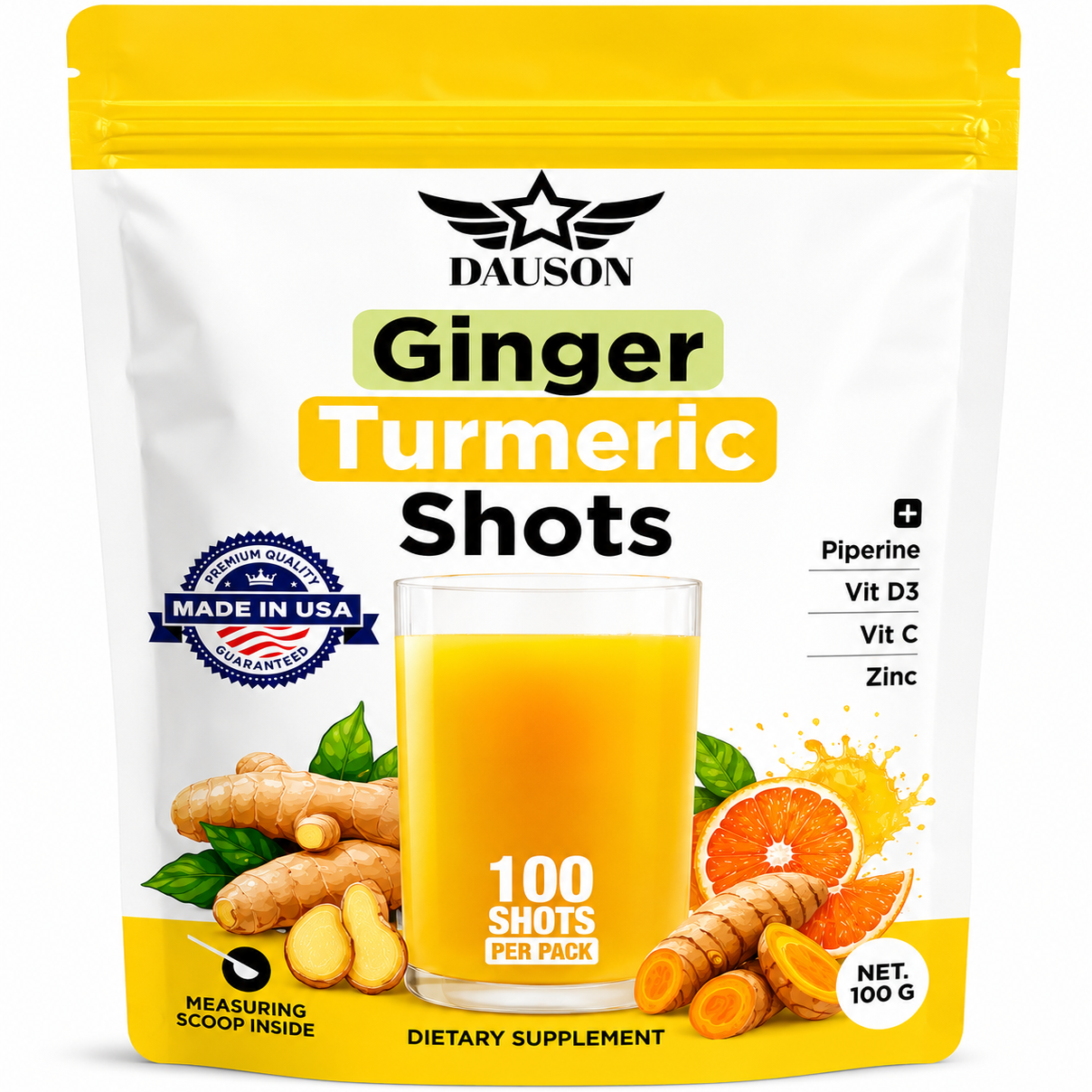 dauson ginger turmeric shots