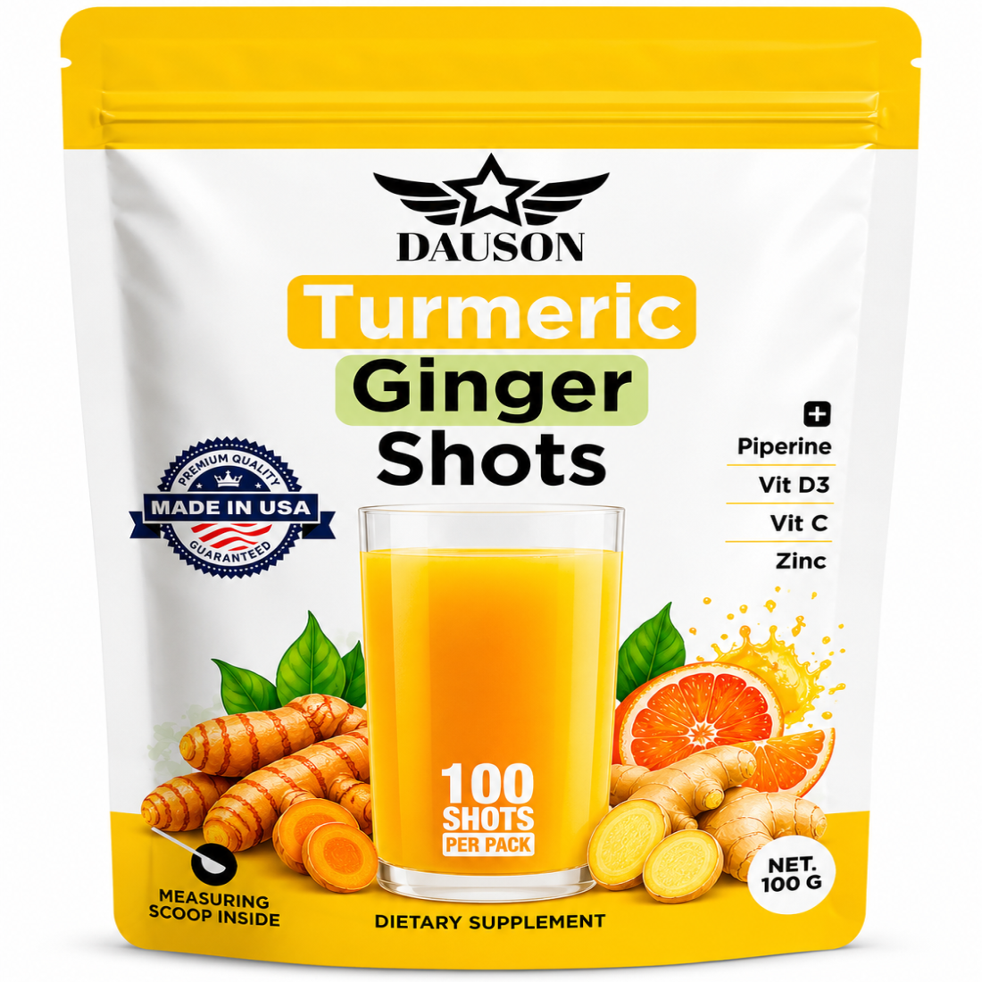 dauson turmeric ginger shots