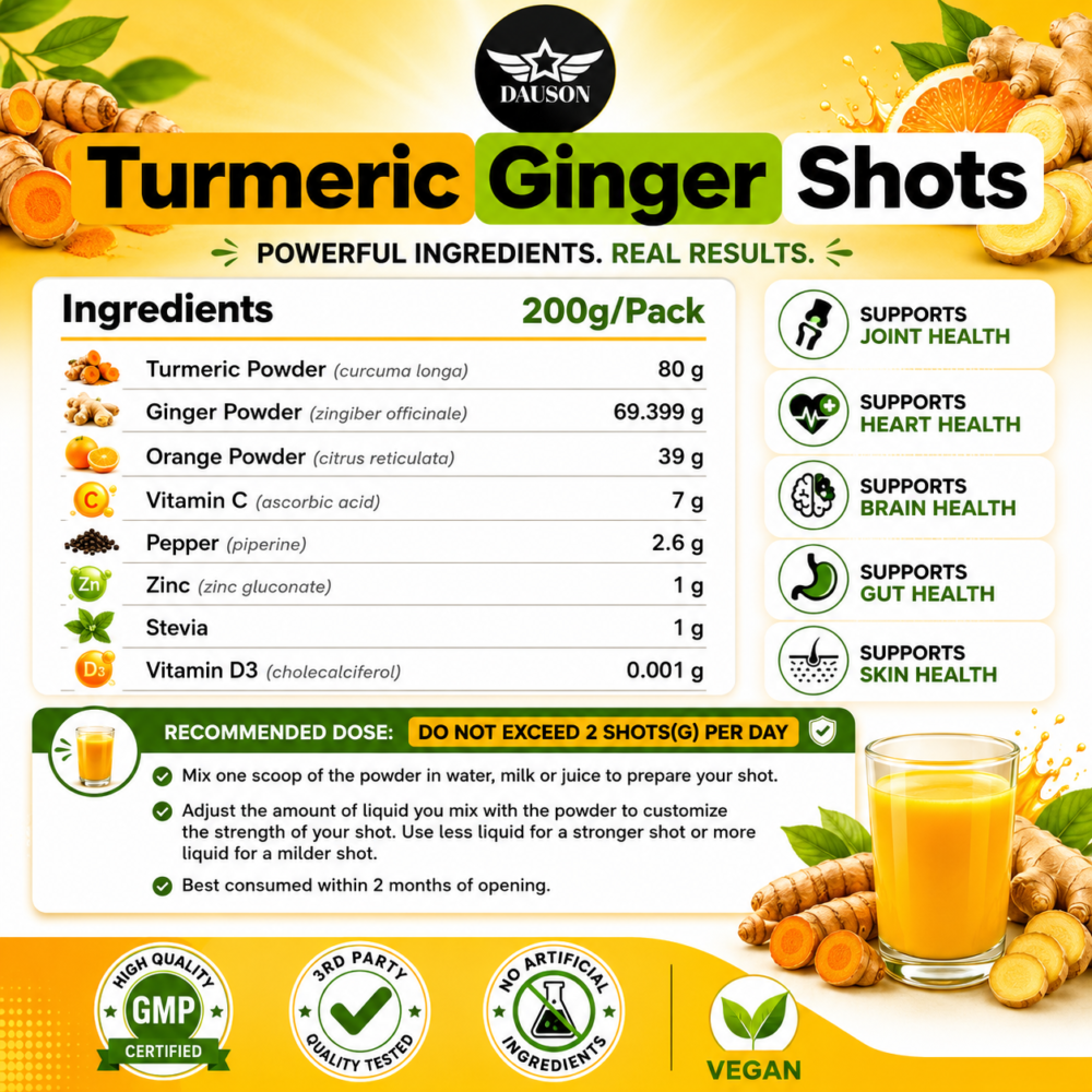 dauson turmeric ginger shots