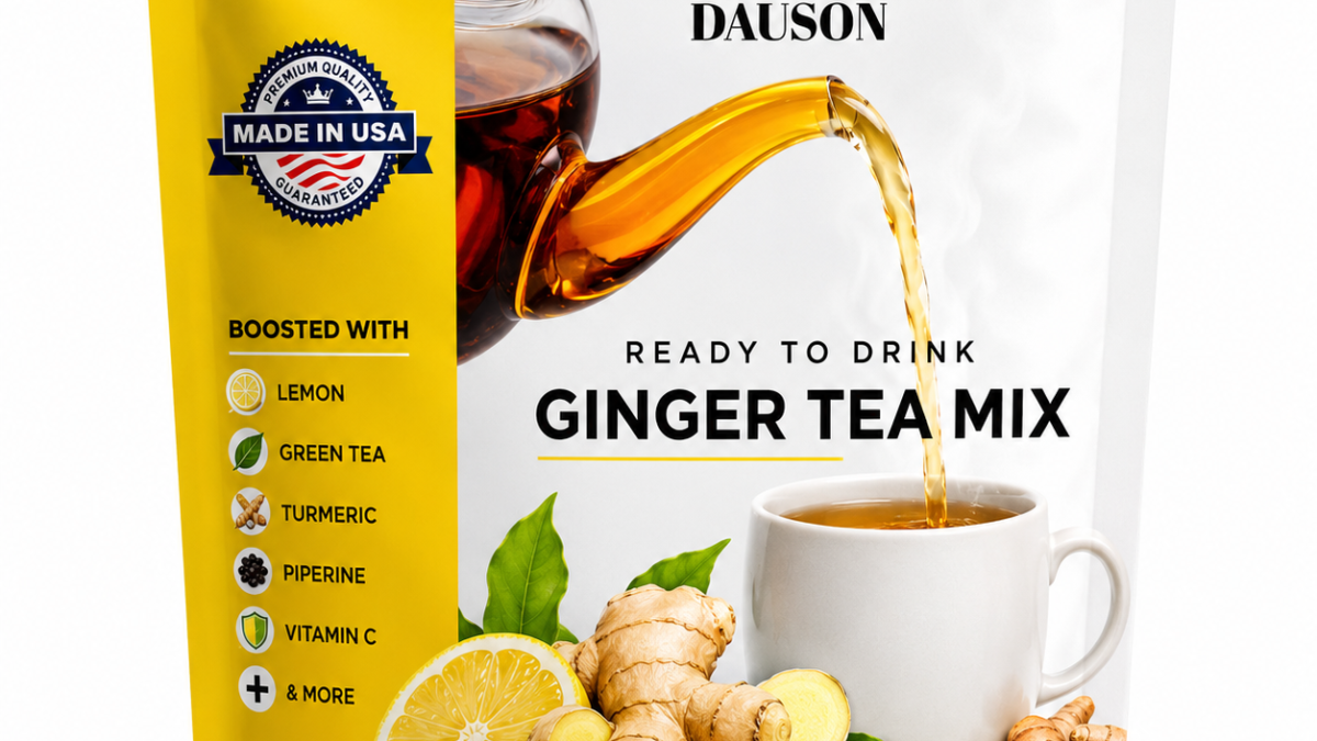 Best Ginger Turmeric Decaf Green Tea Mix