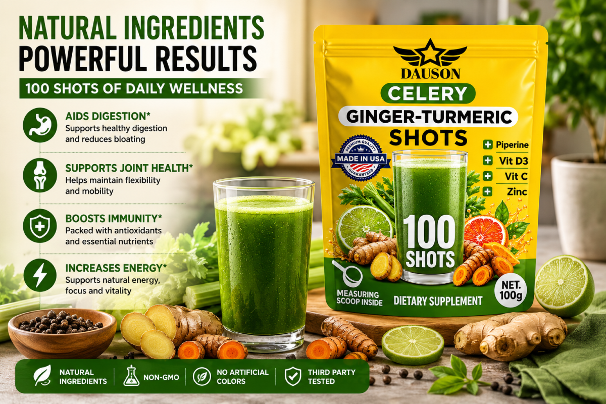 dauson celery shots