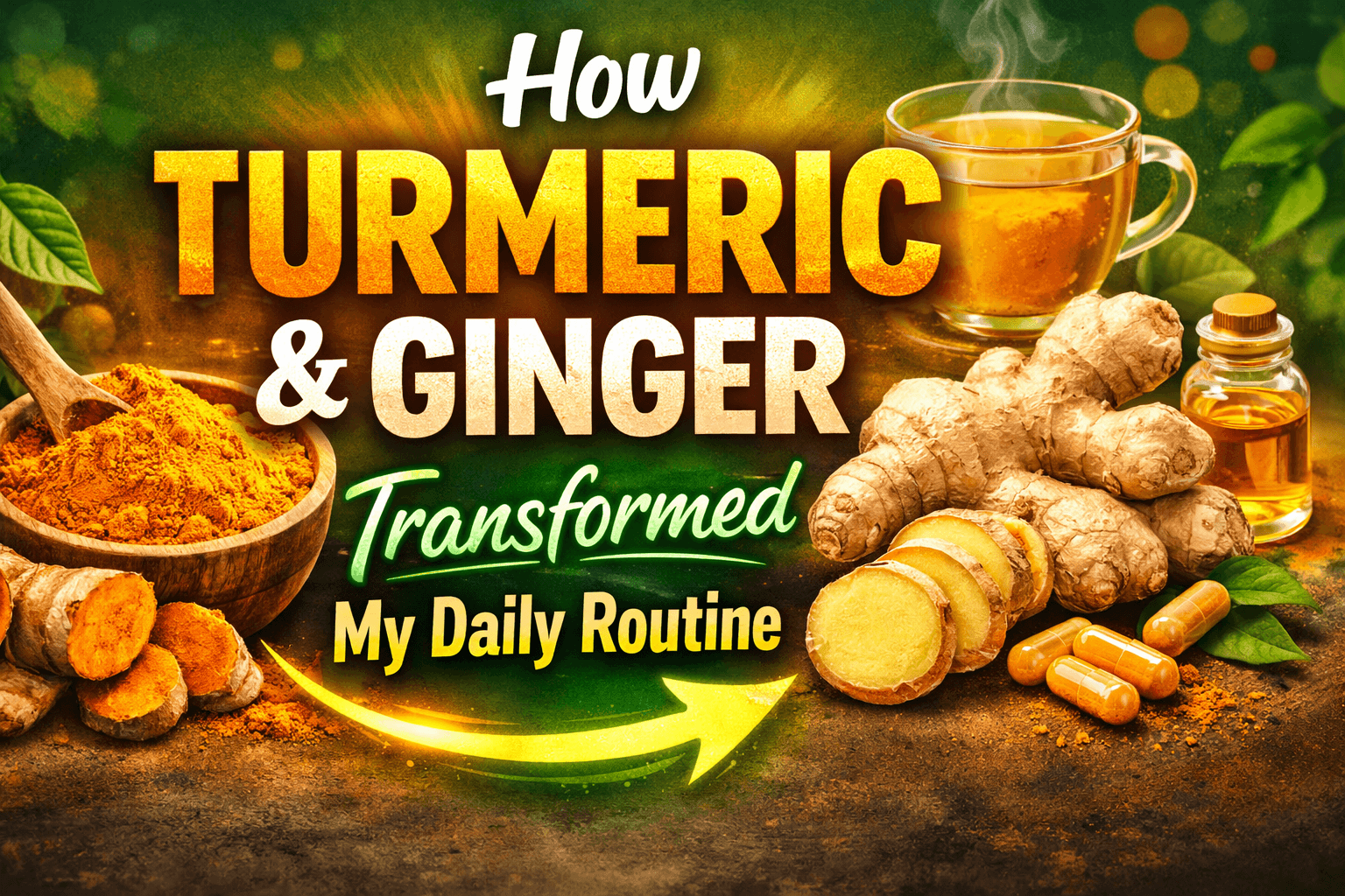 How Turmeric and Ginger Transformed My Daily Routine