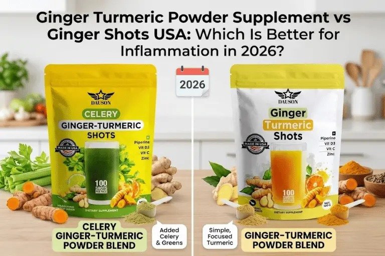ginger turmeric powder vs ginger shots USA